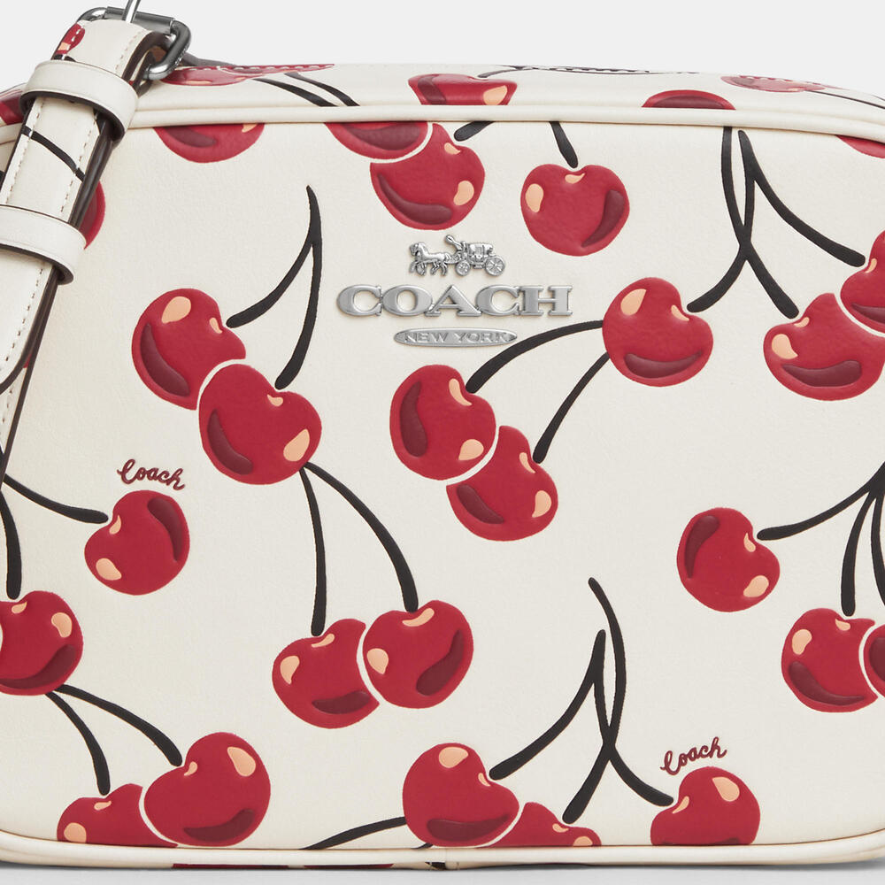 NWT COACH Jamie Camera Bag With Cherry Print - Picture 6 of 10